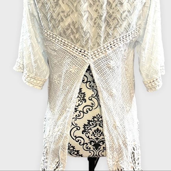 BKE White sheer/see through top - Picture 7 of 10